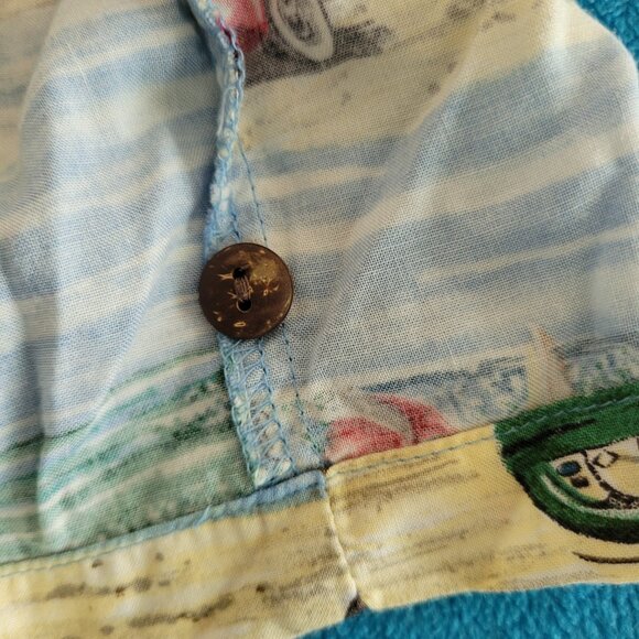 WALT DISNEY WORLD Hawaiian Shirt MICKEY GOOFY PLUTO DONALD Beach Vacation Sz XL - Picture 12 of 12